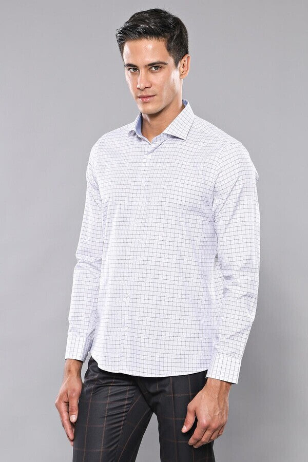 WSS Plaid Blue Men's Shirt  - Zaanstad