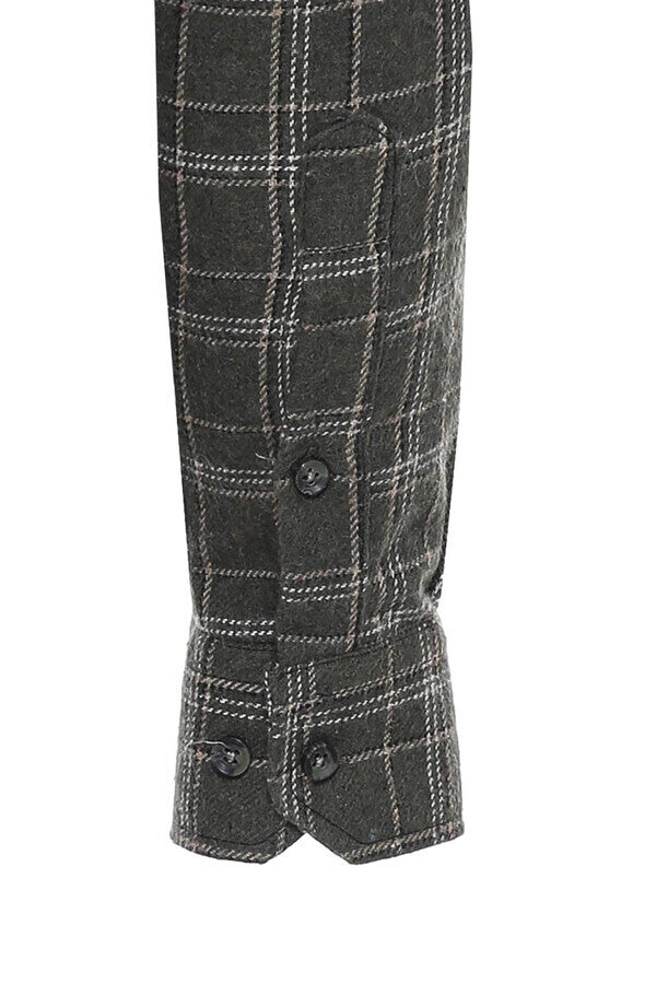 WSS Plaid Green Men Lumberjack Shirt  - Catania