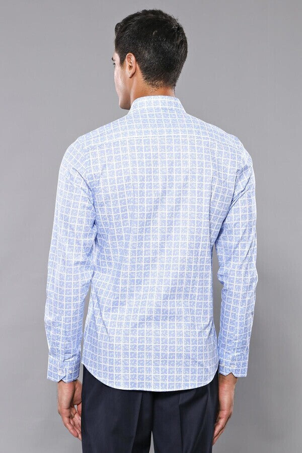 WSS Plaid Light Blue Shirt  - Upper Arlington