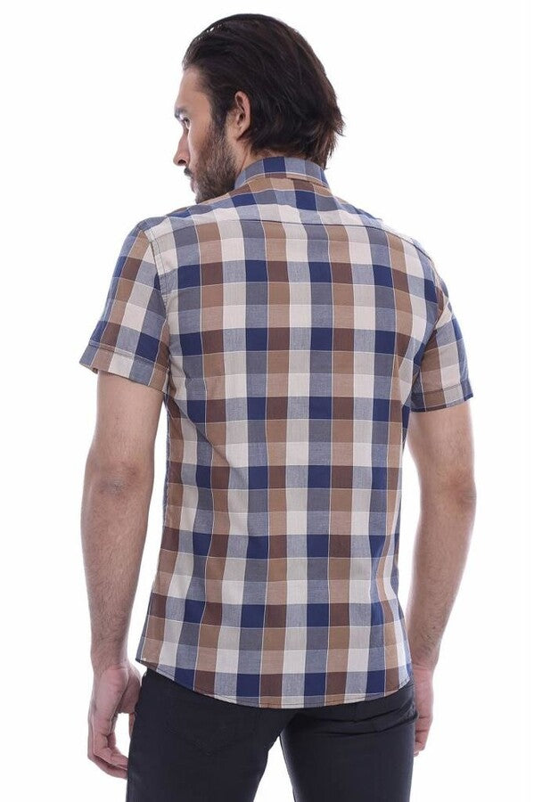 WSS Plaid-Patterned Cotton Shirt  - Gjilan