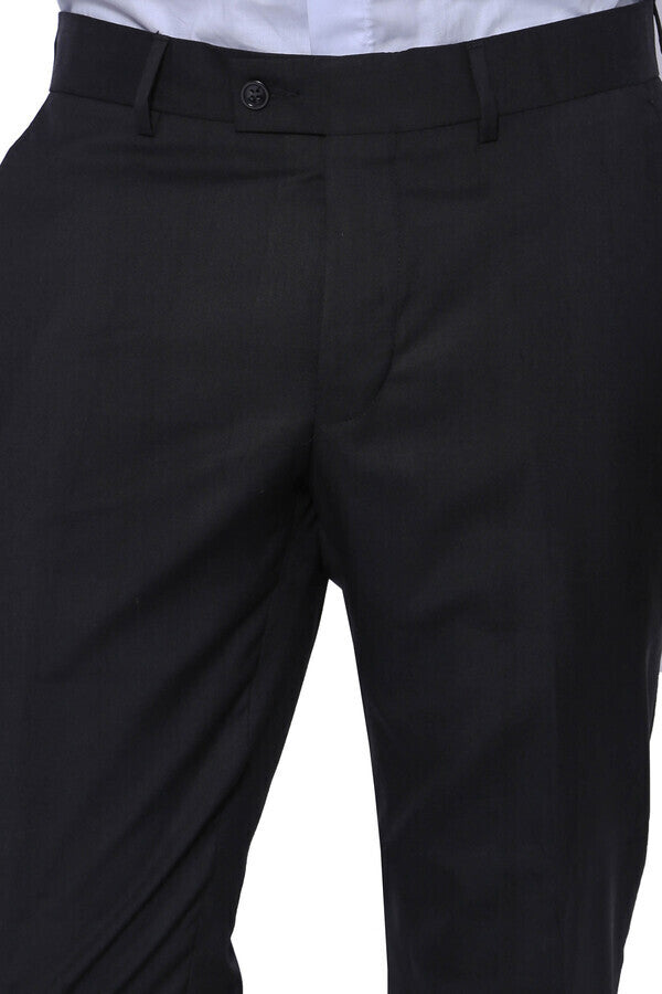 WSS Plain Men Black Pants  - Tecoanapa
