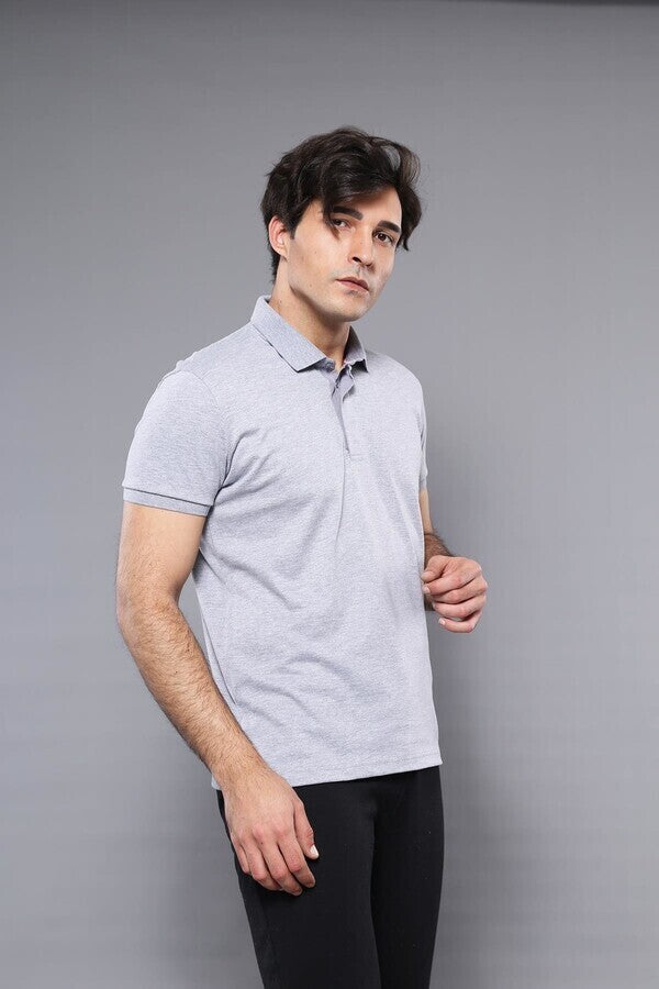 WSS Polo Plain Grey T-Shirt   - Horishni Plavni