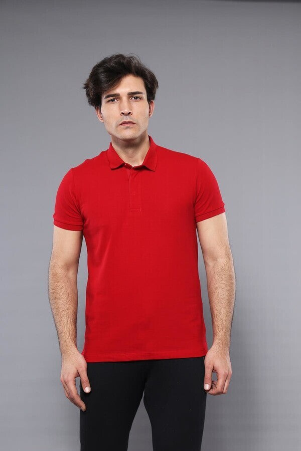 WSS Polo Plain Red T-Shirt  - Zhytomyr