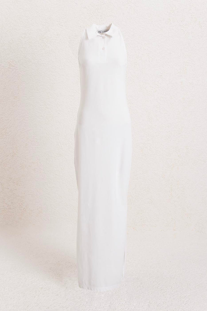 BSL Women Polo Collar Maxi Pique Dress - Salzburg