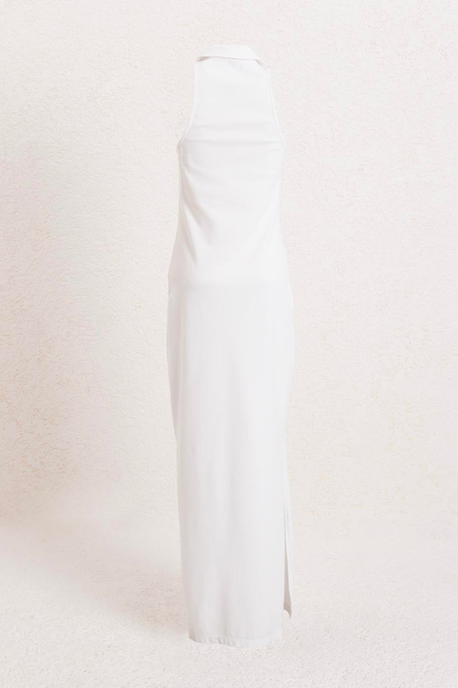 BSL Women Polo Collar Maxi Pique Dress - Salzburg