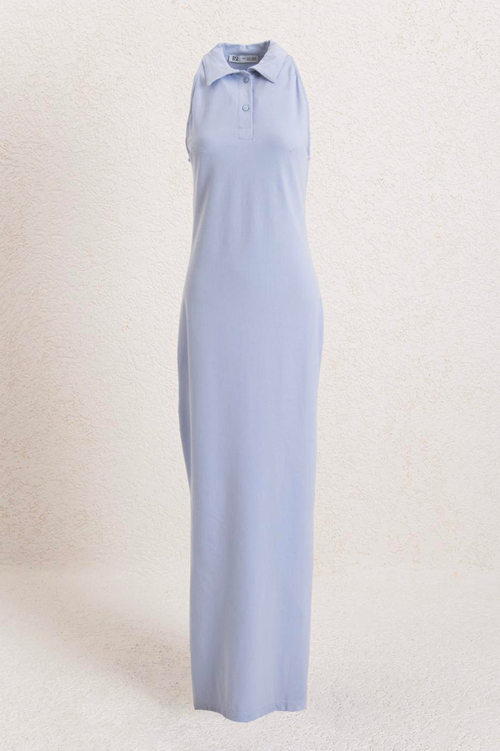 BSL Women Polo Collar Maxi Pique Dress - San Martin Texmelucan de Labastida
