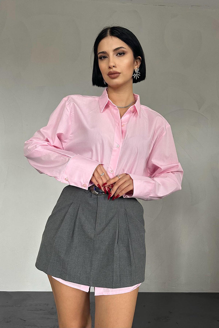 ELS Poplin Shirt - Pink - Kirkcaldy