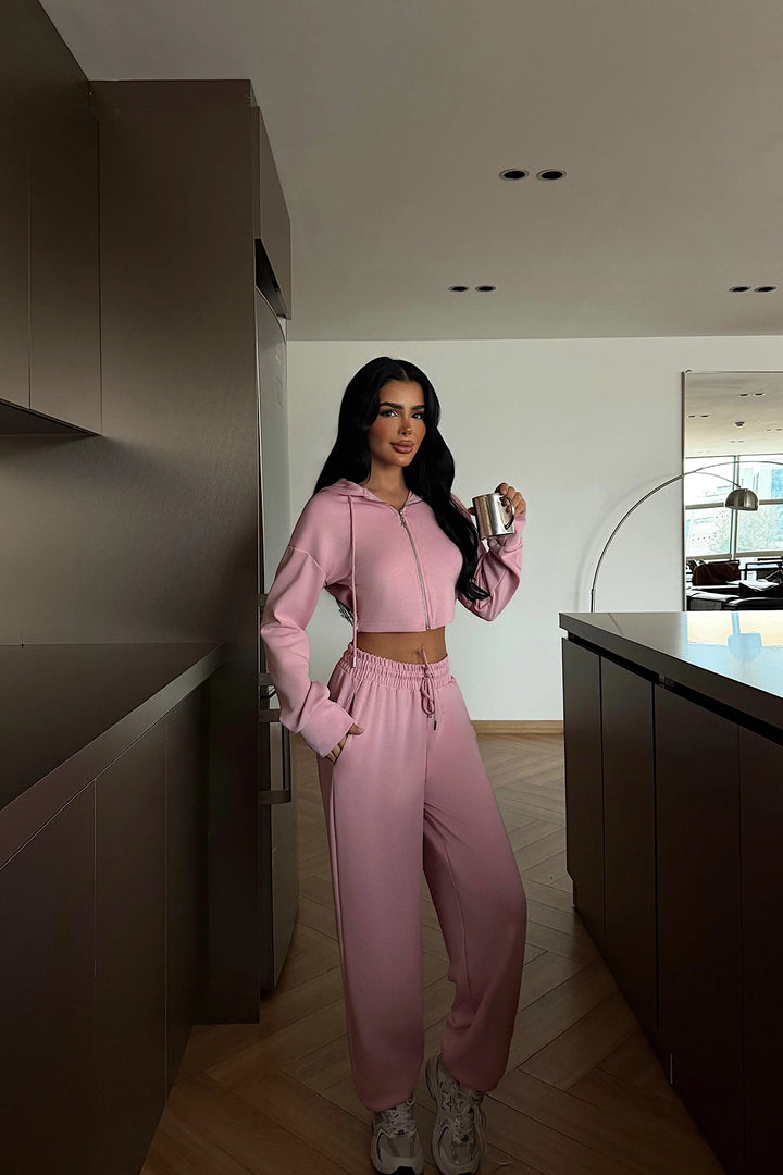 EYY Women Toz Pembe Olindy Fermuarlı Eşofman Takımı - Kirchheim unter Teck