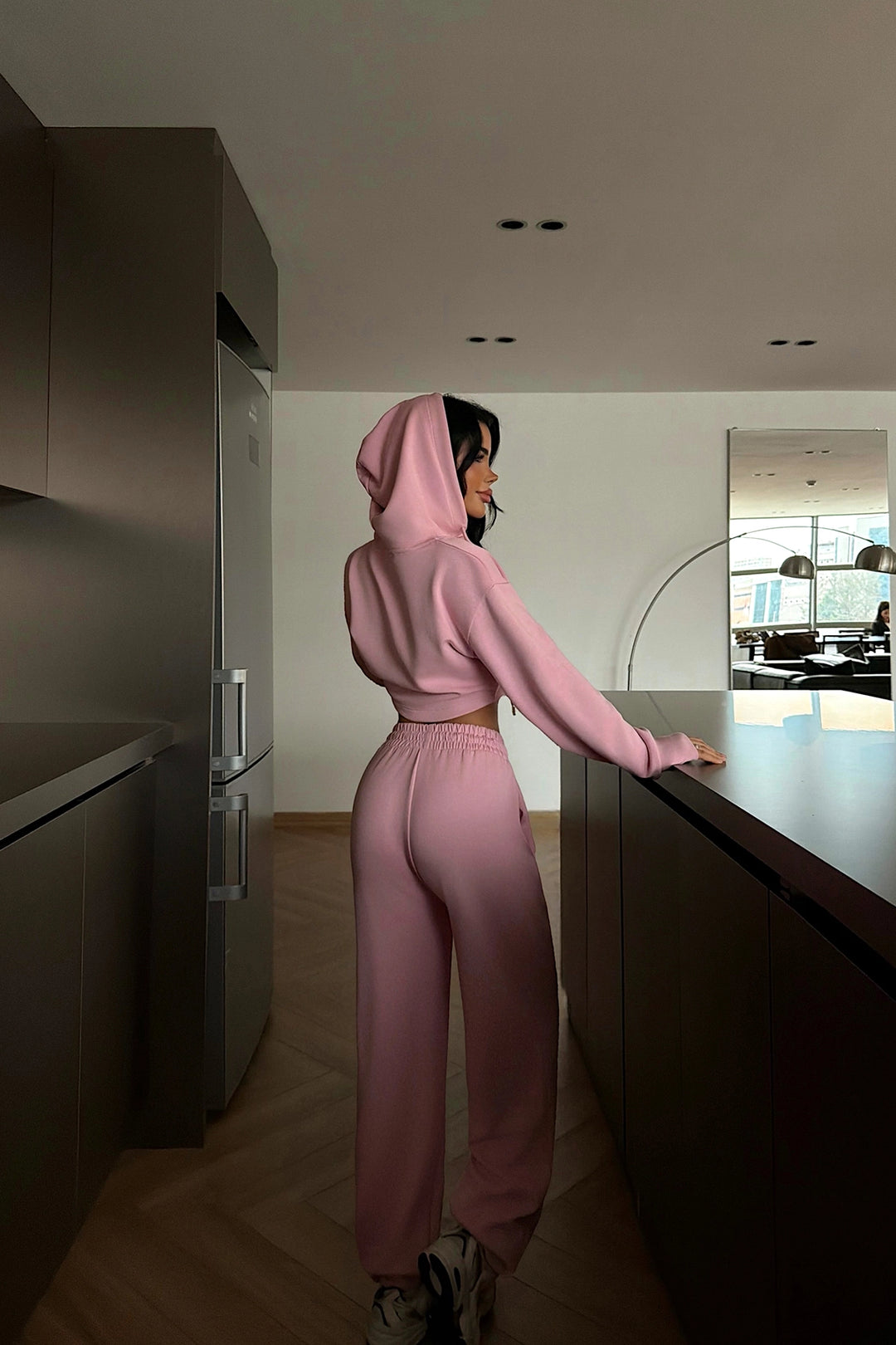 EYY Women Toz Pembe Olindy Fermuarlı Eşofman Takımı - Kirchheim unter Teck