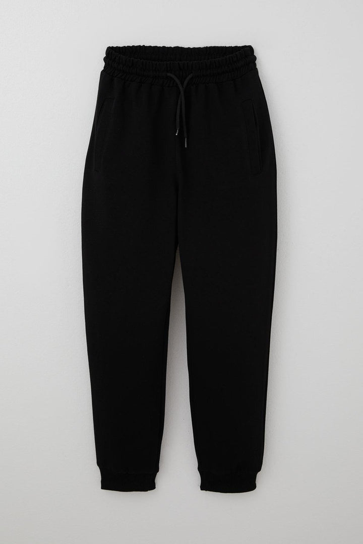 BRE Poyraz Kids Boys' Sweatpants with Drawstring, Pockets, and Elastic Waistband, 92 Years, Black. - Drummondville