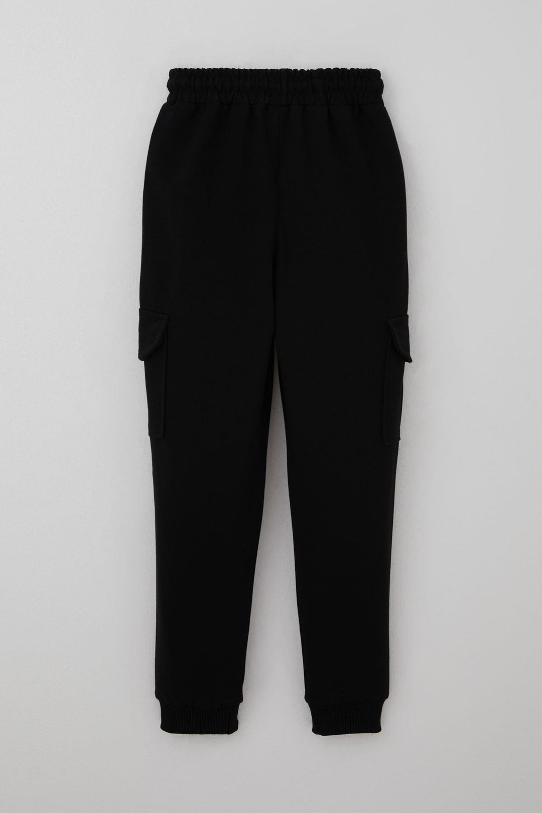 BRE Poyraz Kids Boys' Sweatpants with Cargo Pockets, Drawstring Waistband, and Elastic Waistband, 92 Years, Black - Manalapan