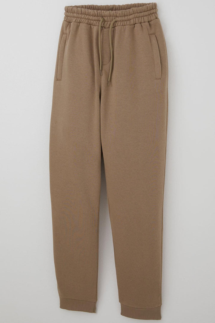 BRE Poyraz Kids Erkek Çocuk Eşofman Takımı Bağcıklı Cep Kısmı Fermuarlı 136 Yaş, Açık Kahverengi - Lombard