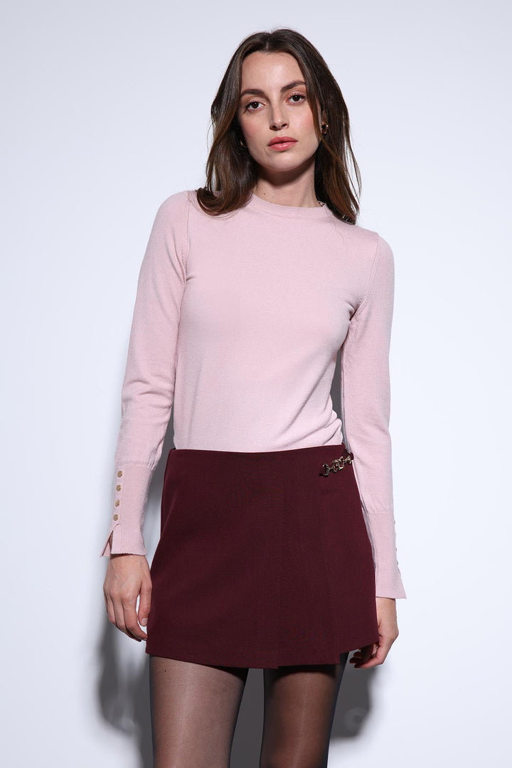 ANT Antioch Powder Basic Women's Knit Sweater - Borken