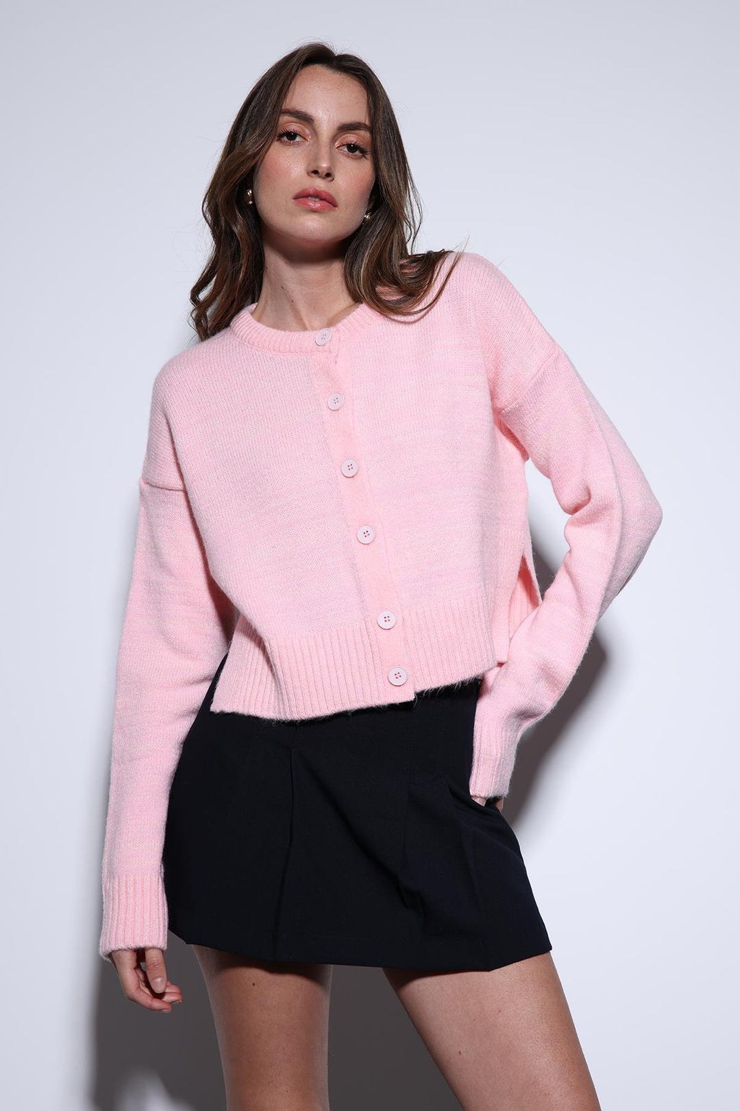 ANT Antioch Powder Slit Knitted Sweater for Women - Olot