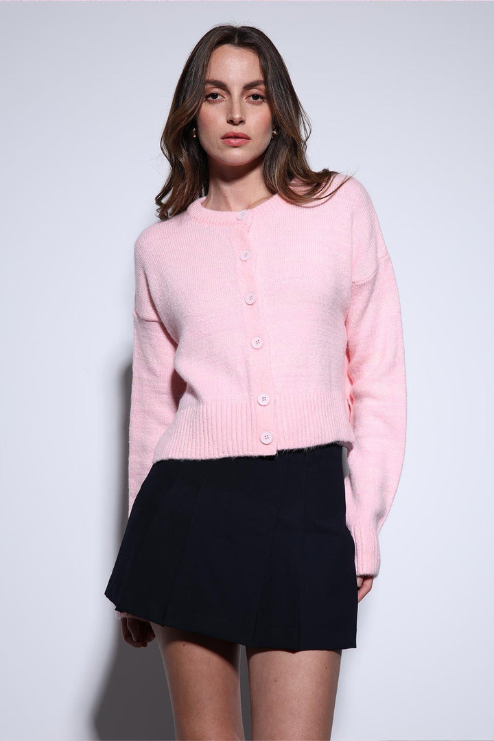 ANT Antioch Powder Slit Knitted Sweater for Women - Novi