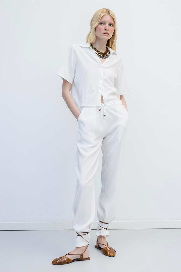BSL Women Relaxed Cut Trousers - Encinitas