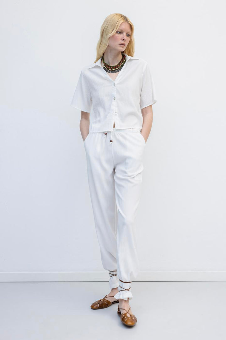 BSL Women Relaxed Cut Trousers - Encinitas