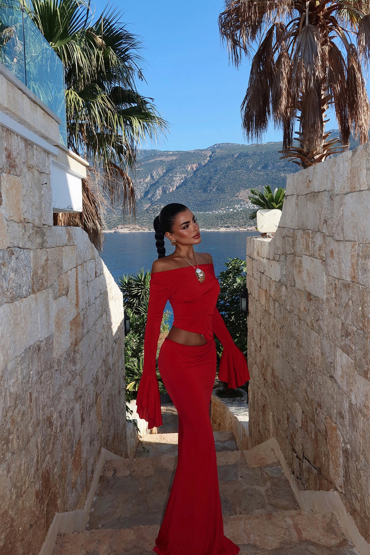 EYY Women Red Darcey Suit - Shawinigan