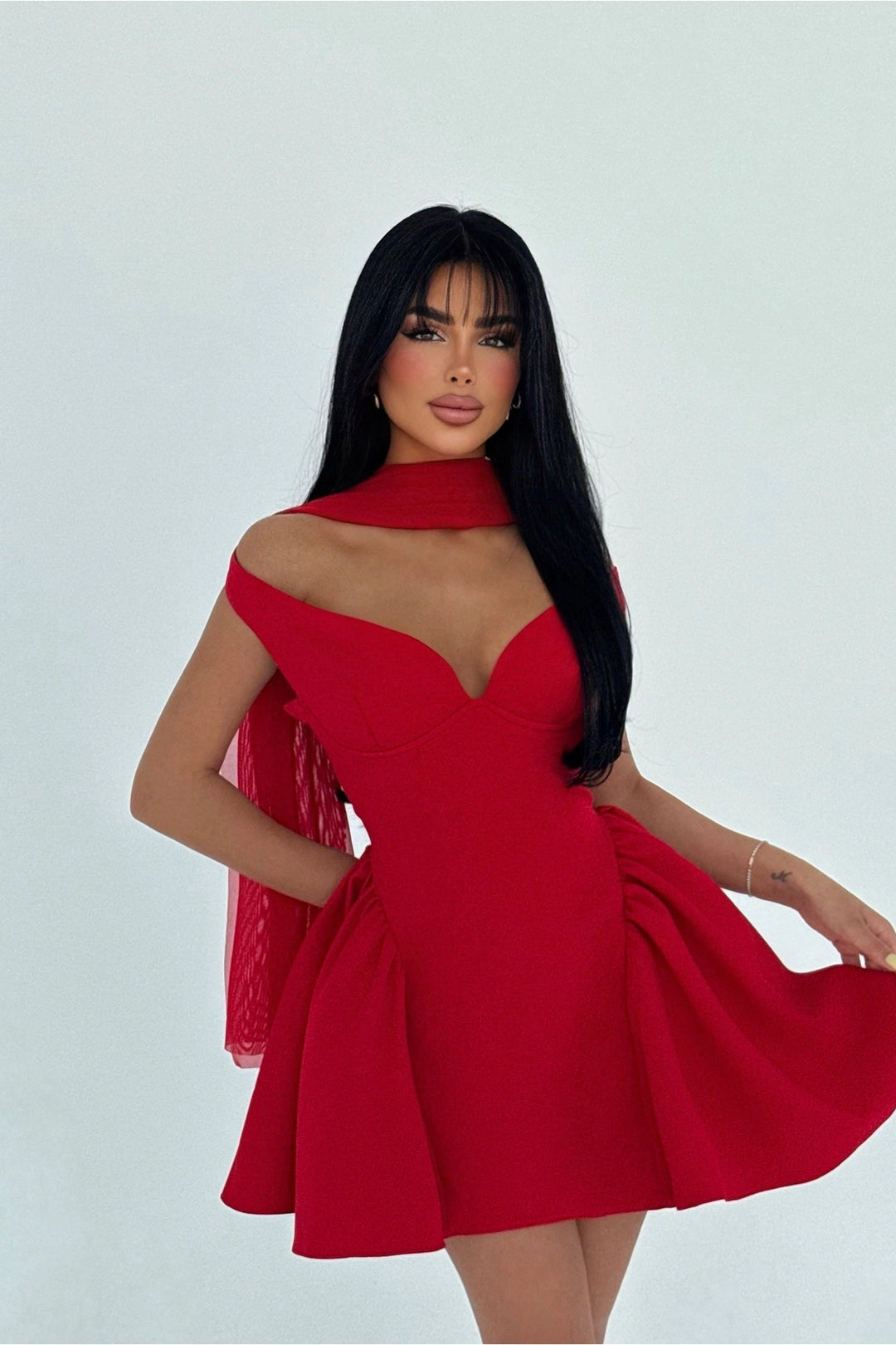 EYY Women Kırmızı Mini Elbise - Titusville