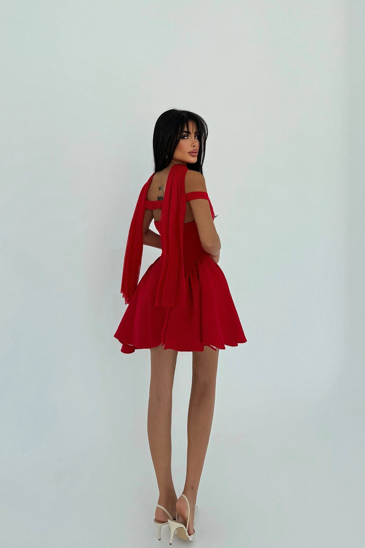 EYY Women Kırmızı Mini Elbise - Titusville