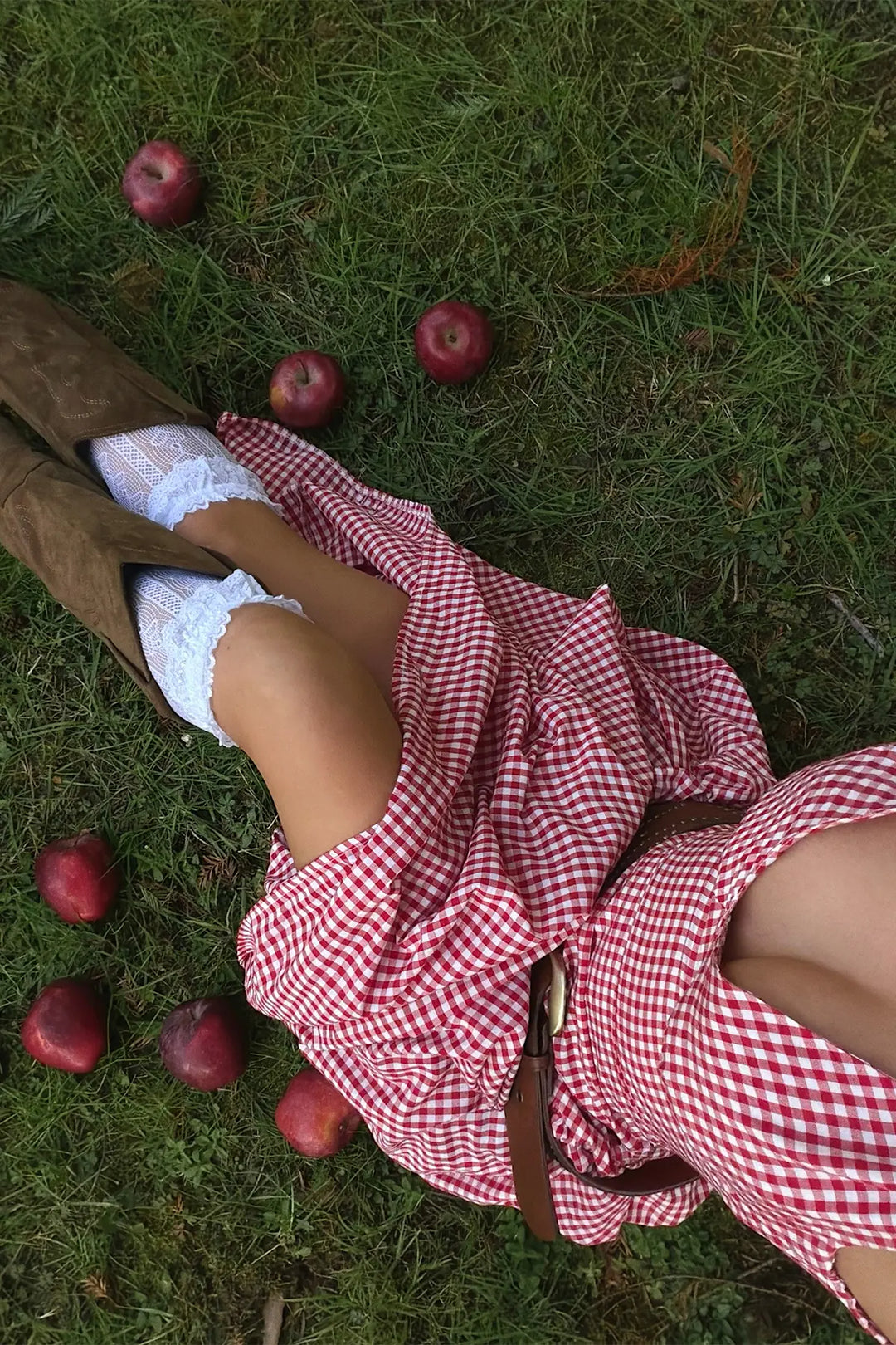 EYY Women Red Plaid Dress - Santa Cruz