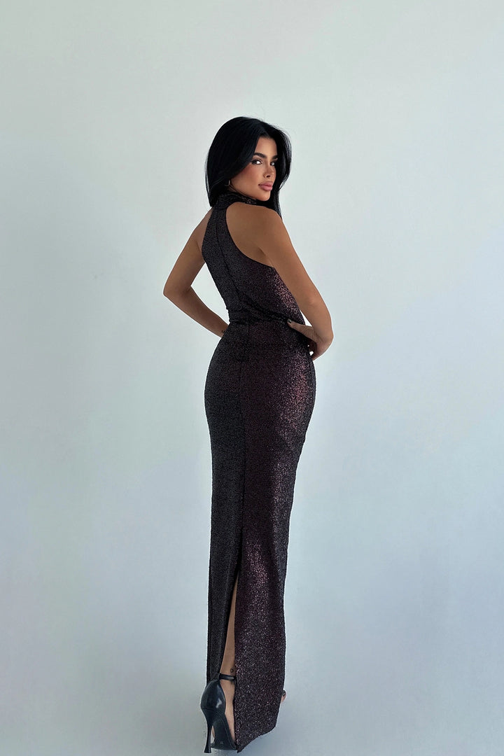 EYY Women Red Shion Sequined Dress - East Kilbride