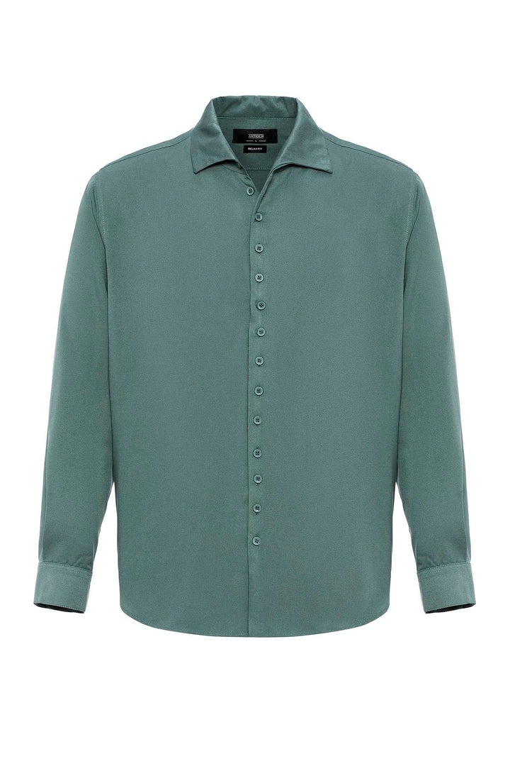 ANT Regular Fit Open Collar Men's Shirt - Marl