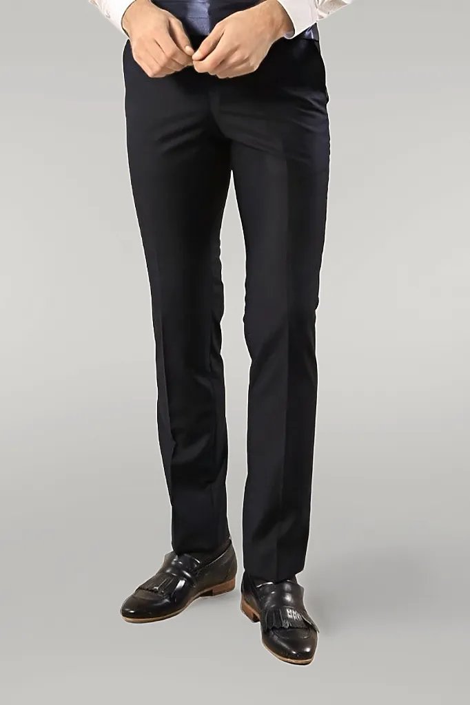 WSS Removable Lapel Men's Blue Tuxedo Suit  - Singen