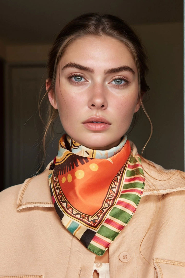 Colored Bandana Scarf BCNSV-2513718 - Sahuayo de Morelos