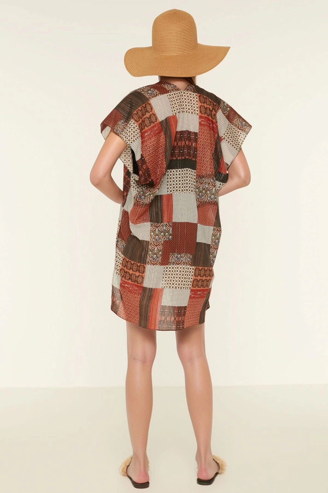 Colorful Patterned Pareo Beach Dress BCNSV-2517023 - Ettlingen
