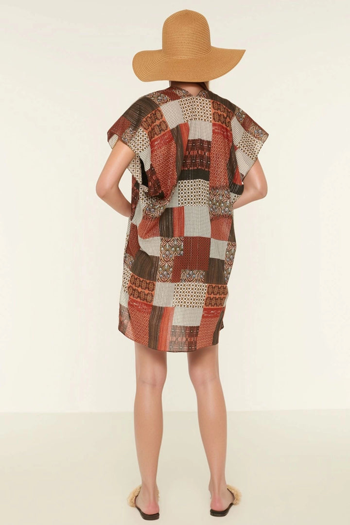 Colorful Patterned Pareo Beach Dress BCNSV-2517023 - Ettlingen