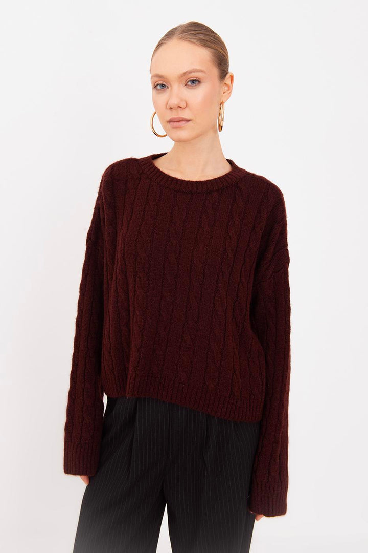 BSL Women Braided Sweater - Giugliano in Campania