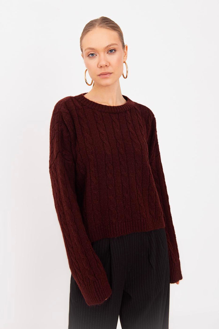 BSL Women Braided Sweater - Giugliano in Campania