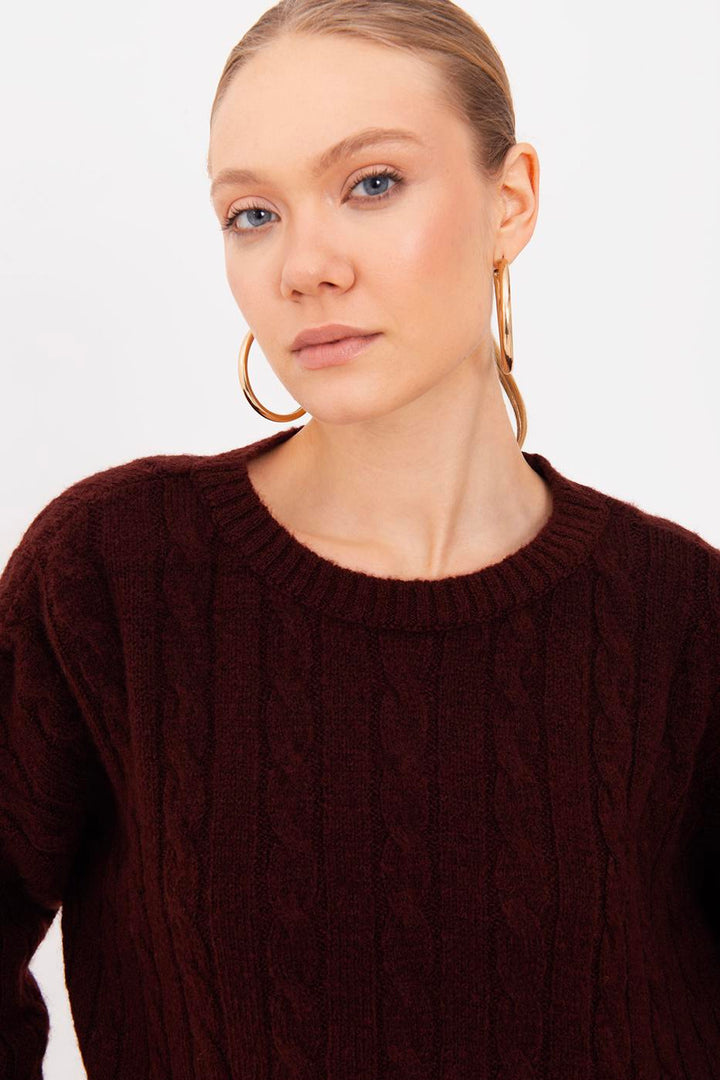 BSL Women Braided Sweater - Giugliano in Campania