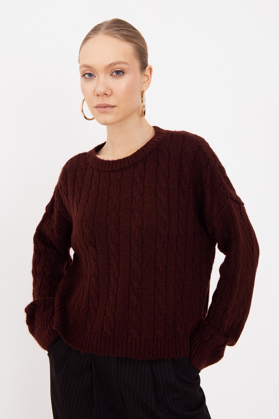 BSL Women Braided Sweater - Giugliano in Campania