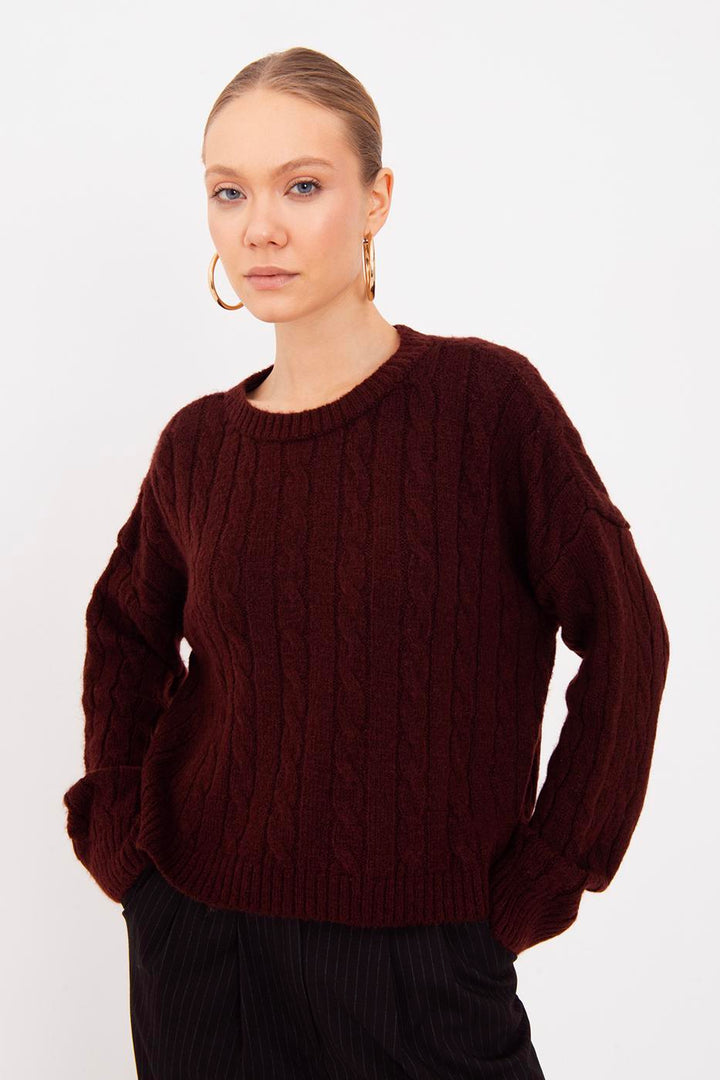 BSL Women Braided Sweater - Giugliano in Campania