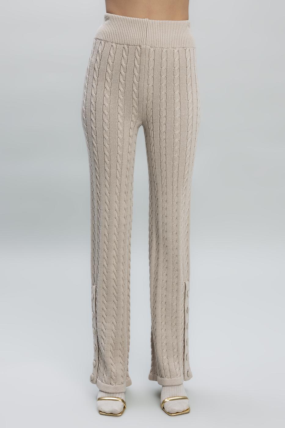 BSL Women Cable Knit Pants - Fermo