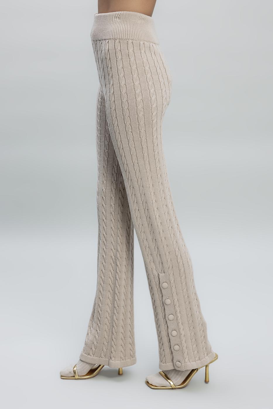 BSL Women Cable Knit Pants - Fermo