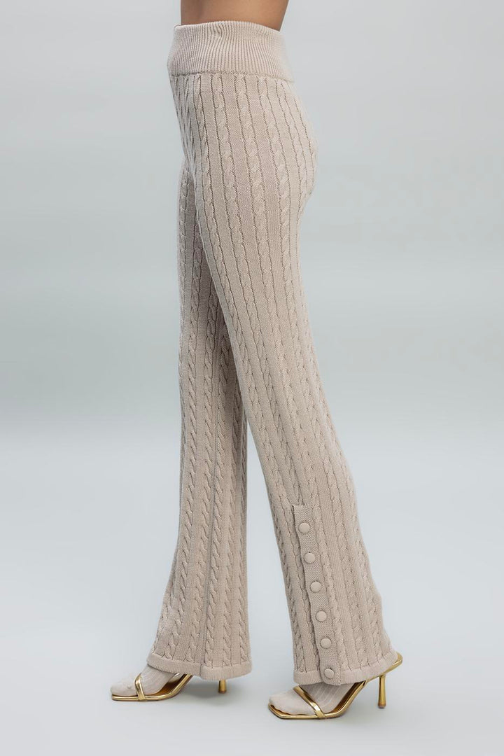 BSL Women Cable Knit Pants - Fermo