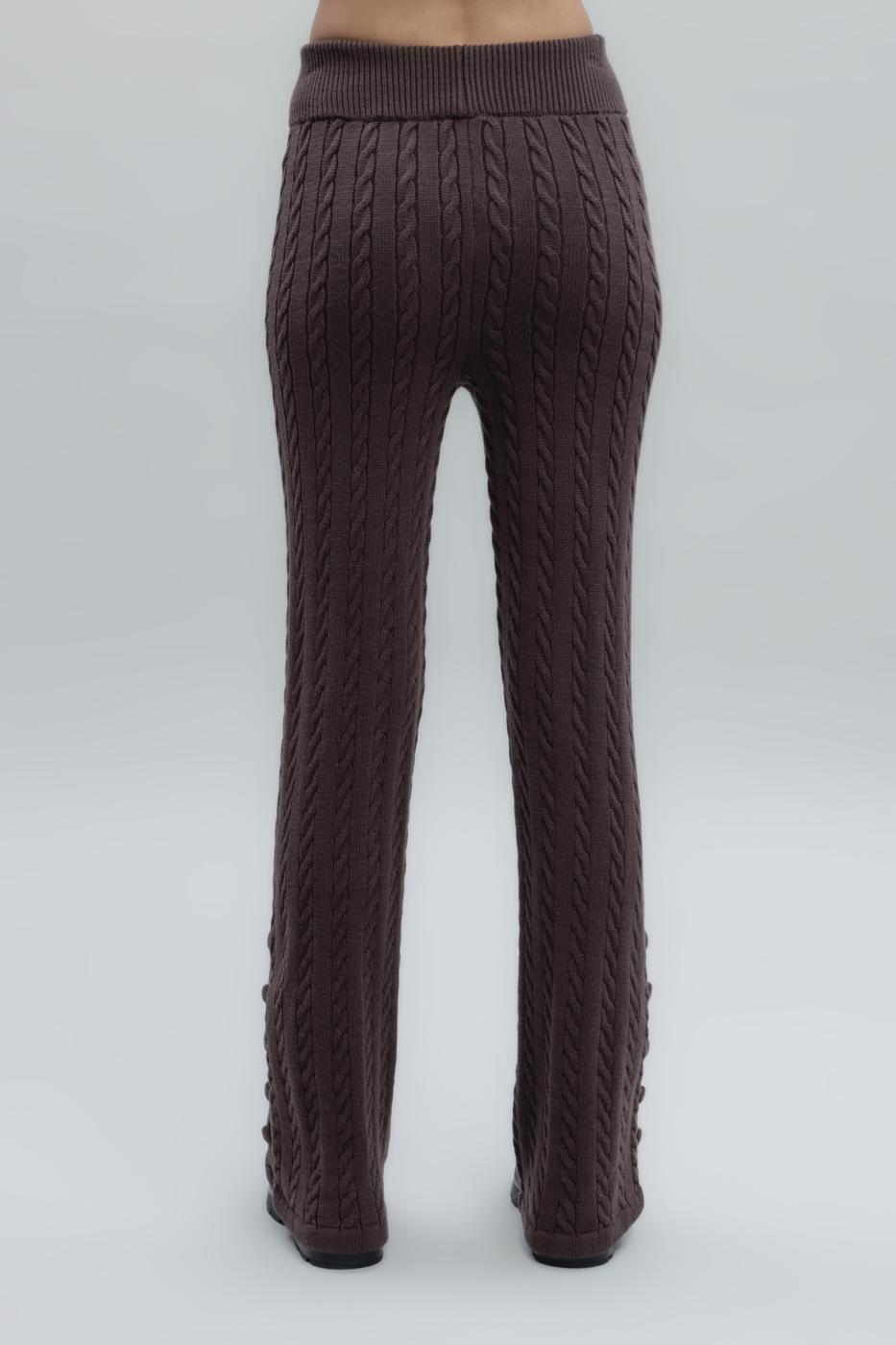 BSL Women Cable Knit Pants - Beja
