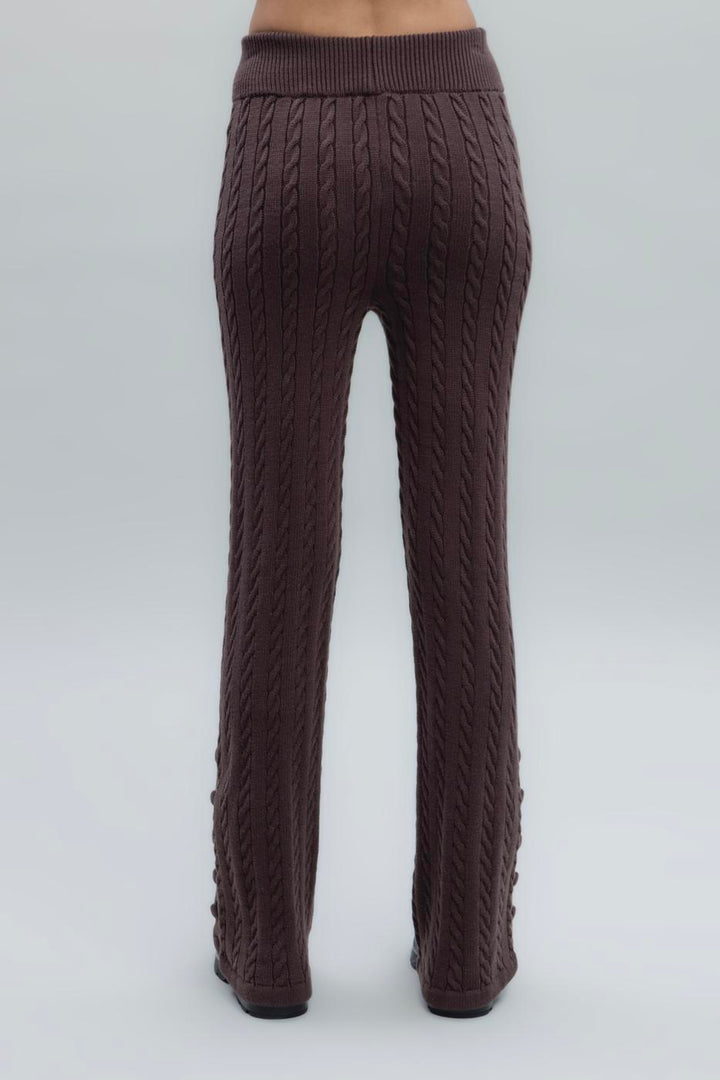 BSL Women Cable Knit Pants - Beja