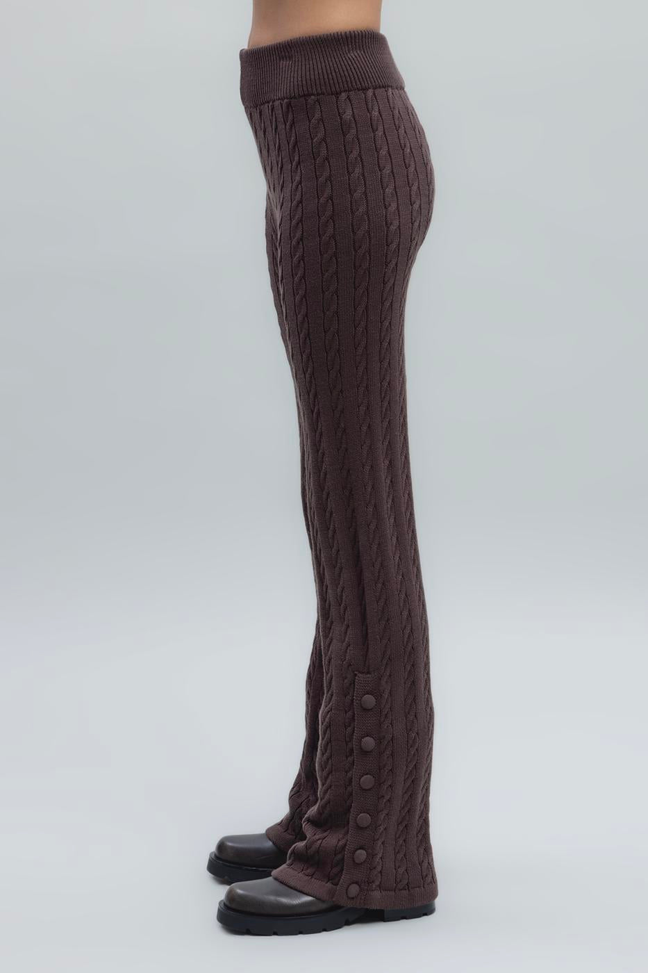 BSL Women Cable Knit Pants - Beja