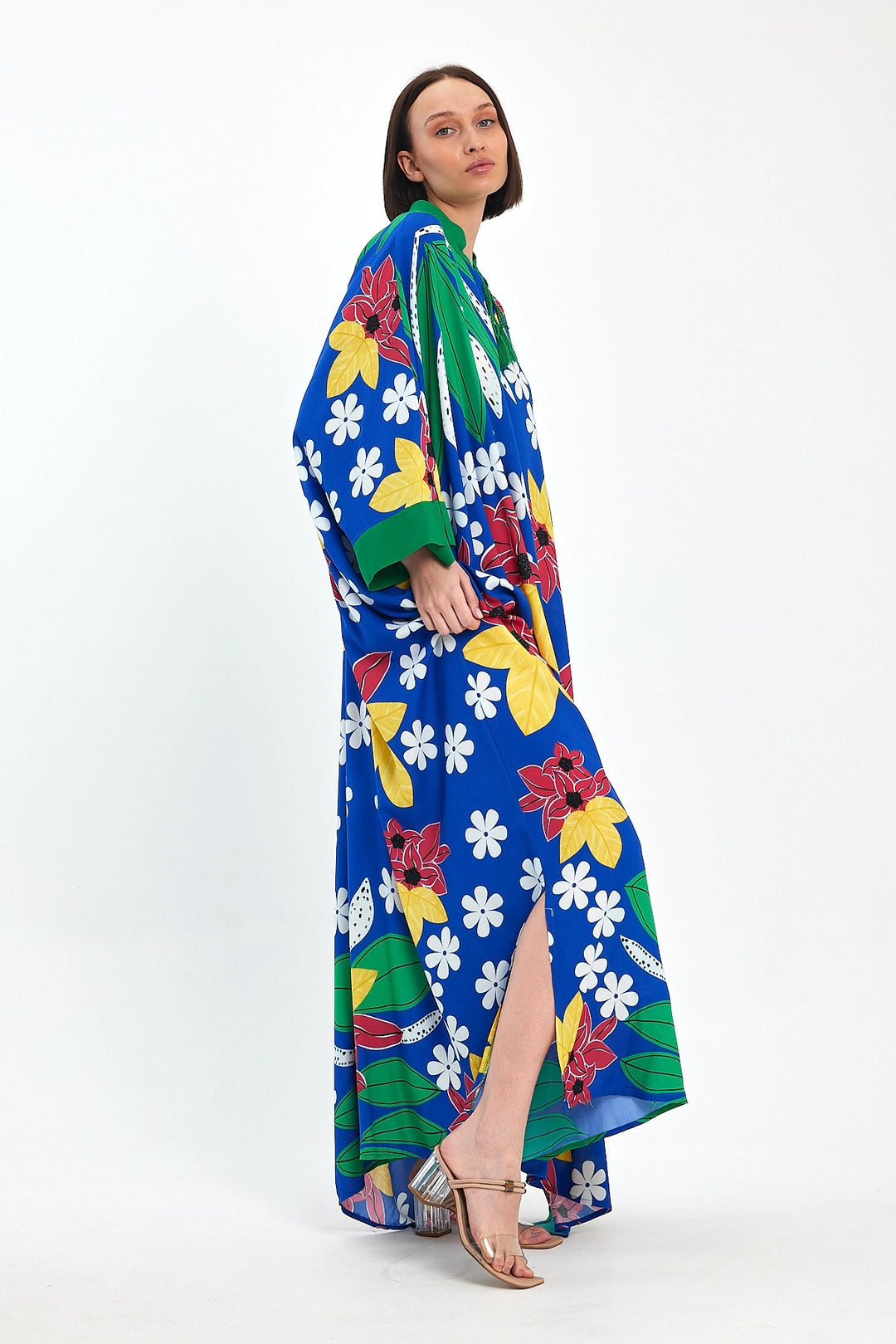 Maxi Boy Printed Woven Viscose Dress BCVL-251069 - Monterrey