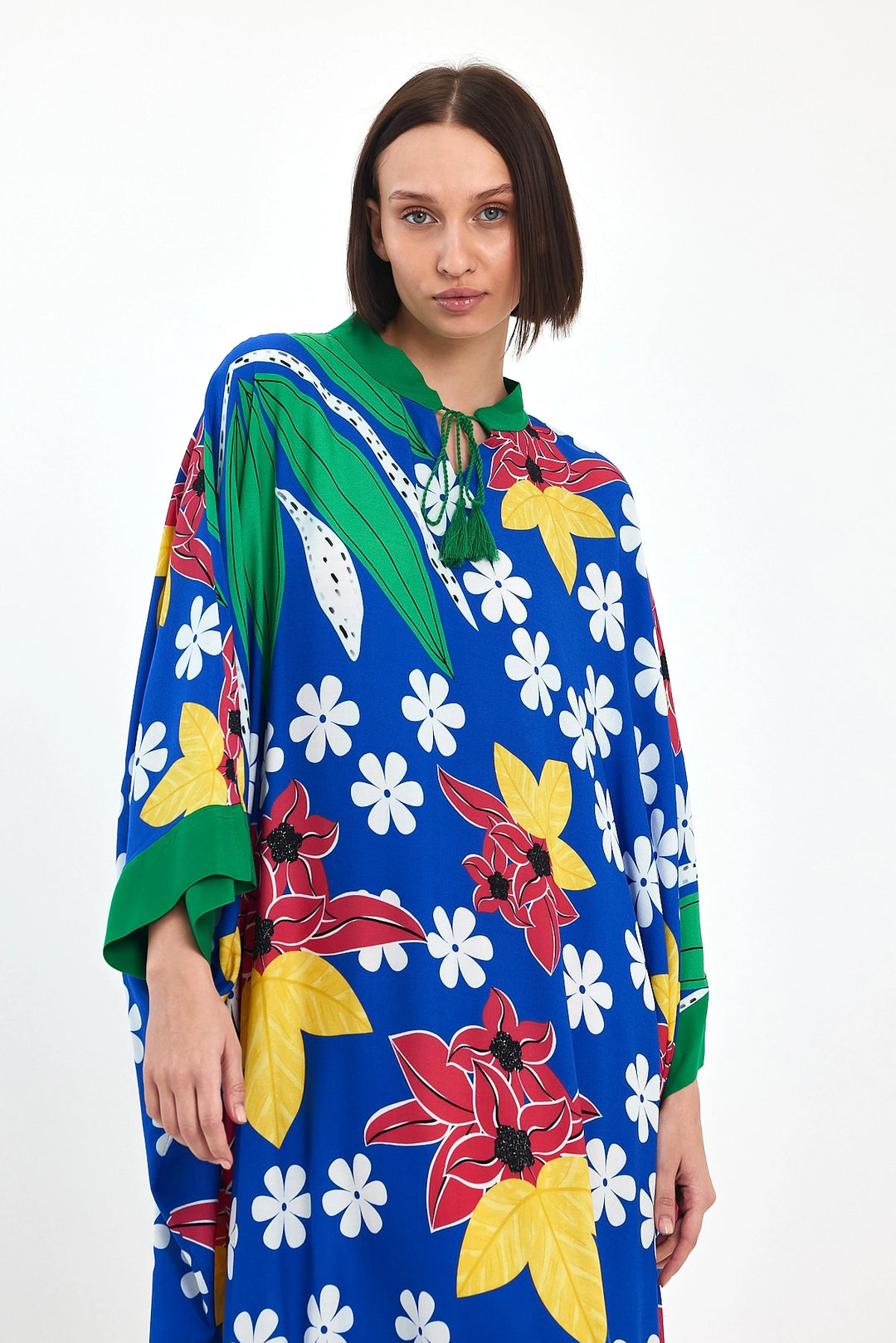 Maxi Boy Printed Woven Viscose Dress BCVL-251069 - Monterrey