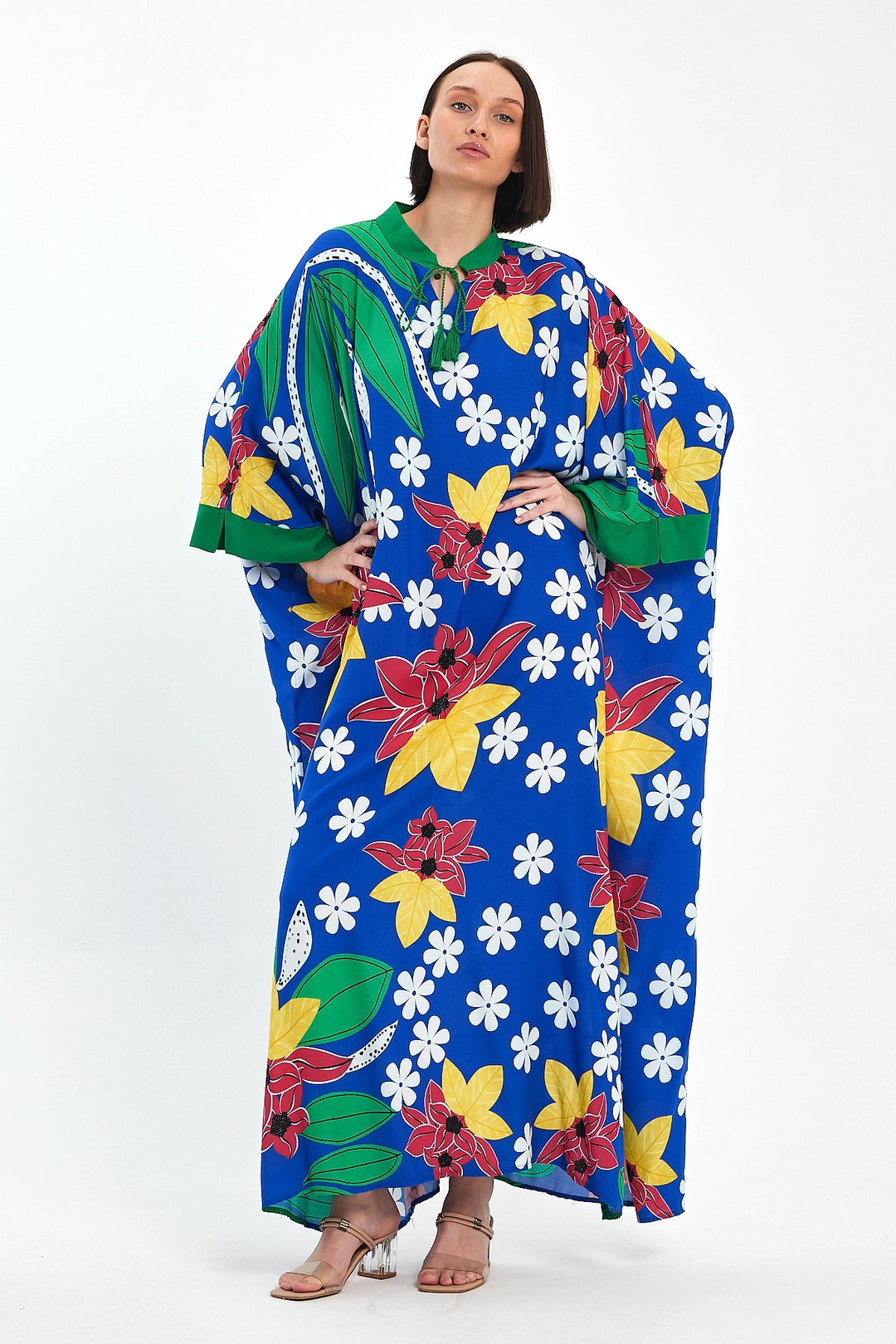 Maxi Boy Printed Woven Viscose Dress BCVL-251069 - Monterrey