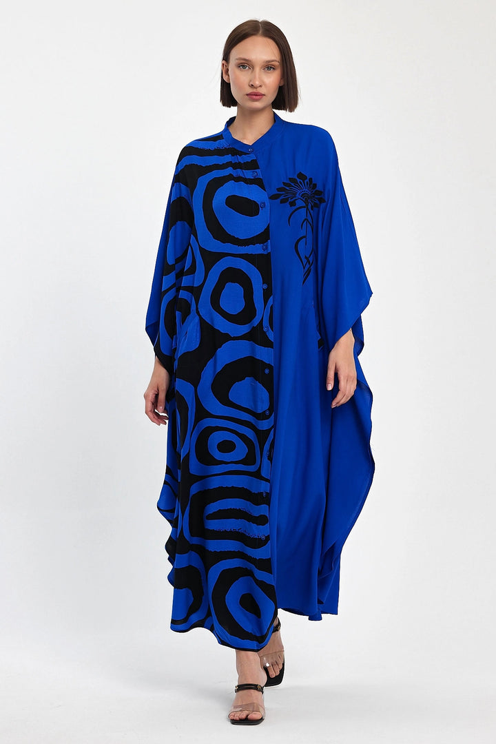 Maxi Boy Saks Embroidered Woven Viscose Dress BCVL-251033 - Westminster
