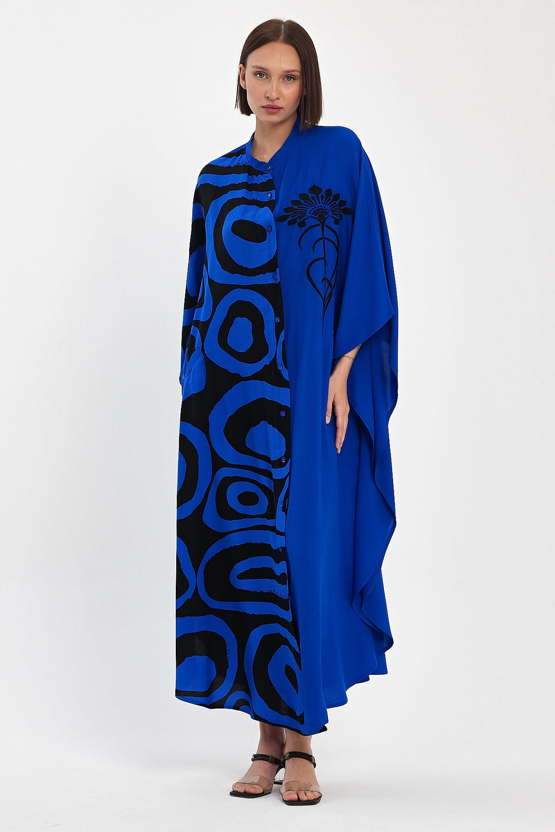 Maxi Boy Saks Embroidered Woven Viscose Dress BCVL-251033 - Westminster