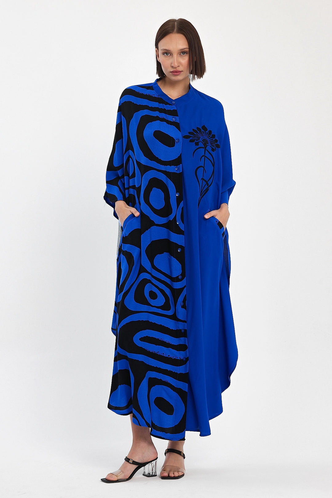 Maxi Boy Saks Embroidered Woven Viscose Dress BCVL-251033 - Westminster
