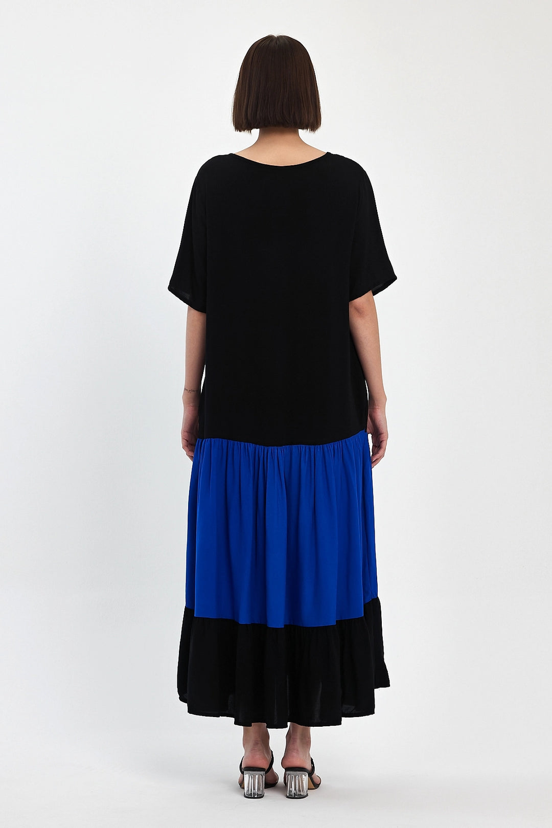 Maxi Boy Saks Embroidered Woven Viscose Dress BCVL-251041 - Sayula