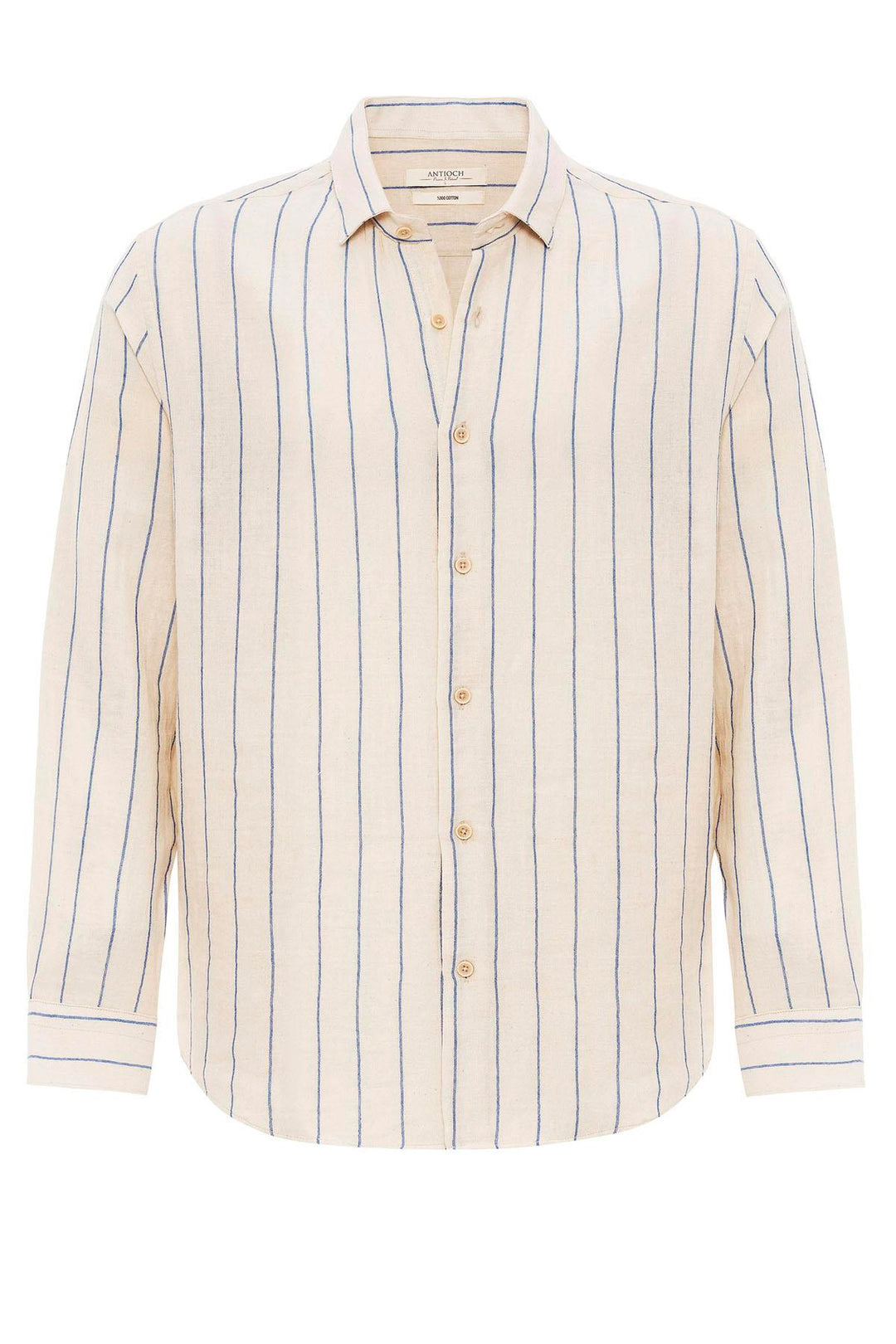 ANT Slim Fit Striped Men's Shirt - Leer